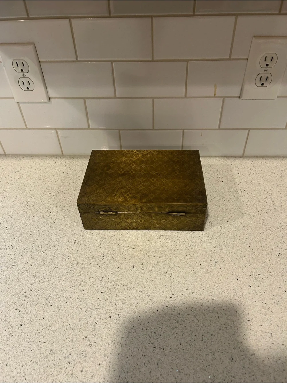 Luxury Brown Jewelry Organizer Box with Mirror